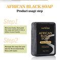 Load image into Gallery viewer, Shuo Woxin African Black Soap Deep Cleansing Body Anti-mite Moisturizing Skin
