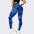 Load image into Gallery viewer, Tie-Dyed Peach Hip-Lifting Fitness High-Waist Pants Women'S Tight-Fitting Stretch Yoga Seamless And Quick-Drying Hip Sports Trousers
