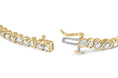 Load image into Gallery viewer, 10K Yellow Gold 2.00 Cttw Round-Cut Diamond S-Link 7" Bracelet (J-K Color, I1-I2 Clarity)
