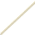 Load image into Gallery viewer, Yellow Plated Sterling Silver Round-Cut Diamond Bracelet (0.5 cttw, H-I Color, I2-I3 Clarity)
